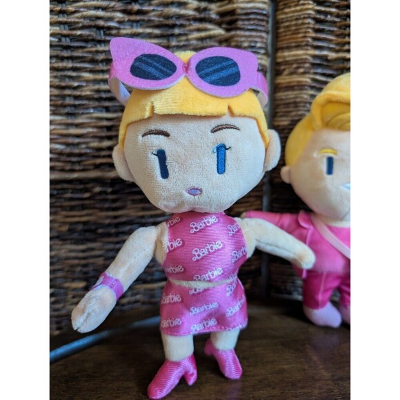 Stumble Guys Barbie Ken Plush Stuffed Toys Set Barbiecore Limited Edition Movie - Picture 2 of 9